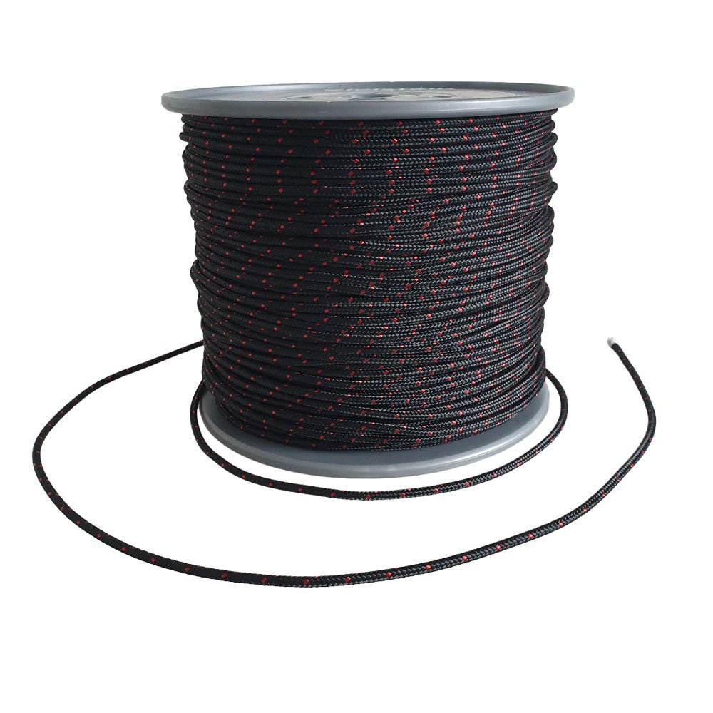 Gleistein Tauwerk 'Caribic Color' (4mm) - Schwarz